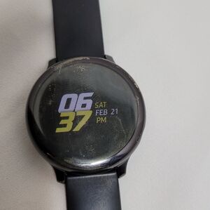 Samsung Galaxy Watch Active 2 44mm Smartwatch Black Read Description Battery